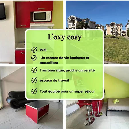Lägenhet Loxy Cosy Wifi Parking Gratuit *